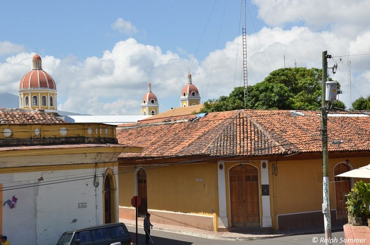 Blick über die Dächer Granadas Nicaragua