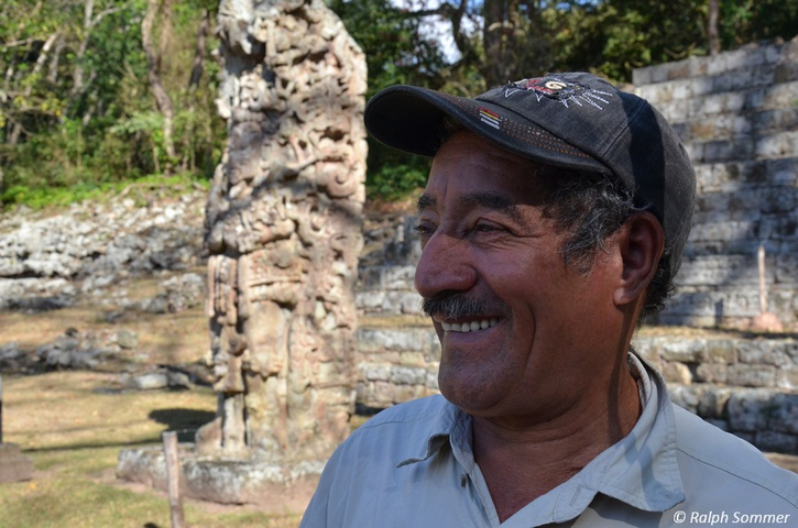 Lokaler Führer der Mayastätte