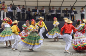 Llanero folkloristischer Tanz bei Fiesta in Pereira