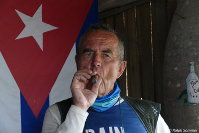 Ralph Sommer mit kubanischer Havanna-Zigarre