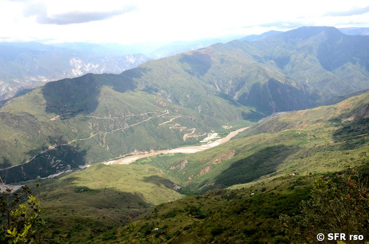 Blick vom Mirador Cañón del Chicamocha