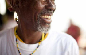 lächelnder Garifuna in Belize