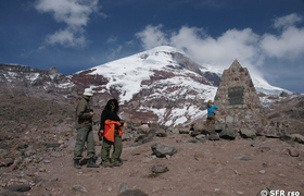 Bergsteiger am Chimborazo