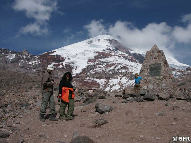 Bergsteiger am Chimborazo