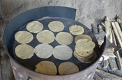 Tortillas auf dem Ofen