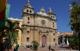 Kirche de San Pedro in Cartegana Kolumbien