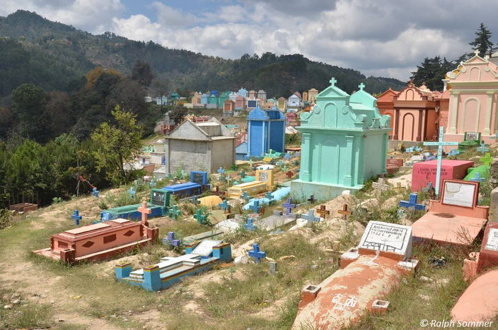 Friedhof Chichicastenango in Guatemala