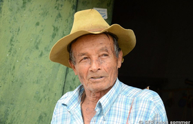 Einheimischer in Guane Kolumbien