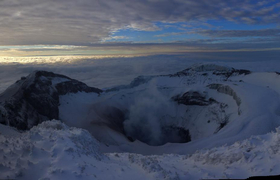 Vulkan-Cotopaxi-Morgenlicht