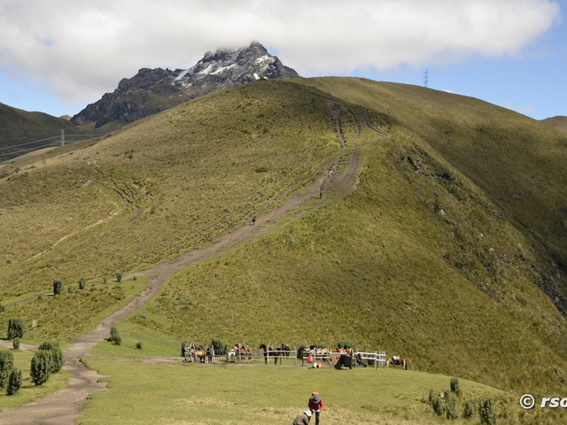Vulkan Rucu Pichincha Ecuador
