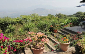 Aussicht vom Vulkan San Salvador