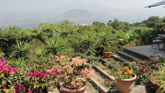 Aussicht vom Vulkan San Salvador