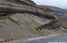 Vulkansand-Straße zum Chimborazo