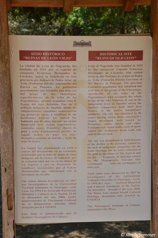 Beschreibung Ruinas de León Nicaragua