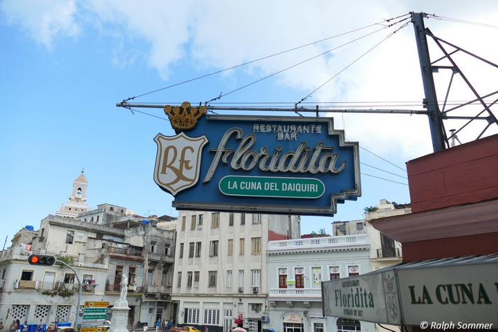 Bar in Floridita in Havannas Altstadt
