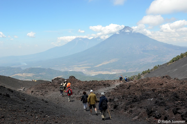 zurück vom Vulkan Pacaya 