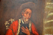 Kirchliches Gemälde im Museum