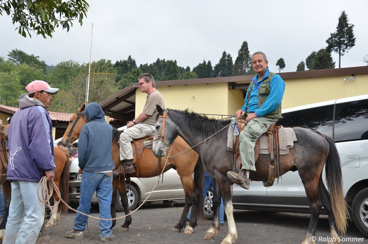 Ralph auf dem Pferd am Vulkan Pacaya