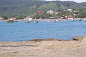Boote in der Bucht Nicaragua