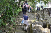 Mayatreppen in Tikal