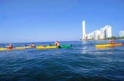 Kayaking von Cartagena zur Tierra Bomba