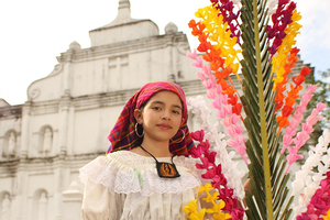 Blumenfest in Panchimalco El Salvador