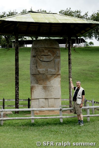 Ralph Sommer im Archäologischen Park San Agustín
