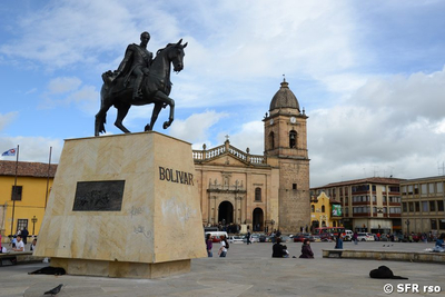 Reiterdenkmal Simón Bolívar in Tunja