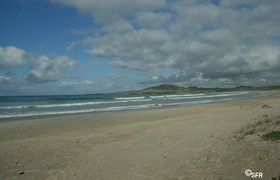 trand bei Puerto Villamil