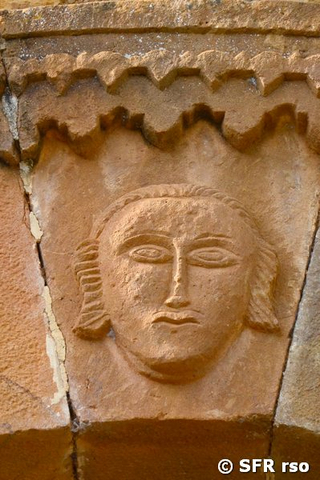 Detail im Sandstein
