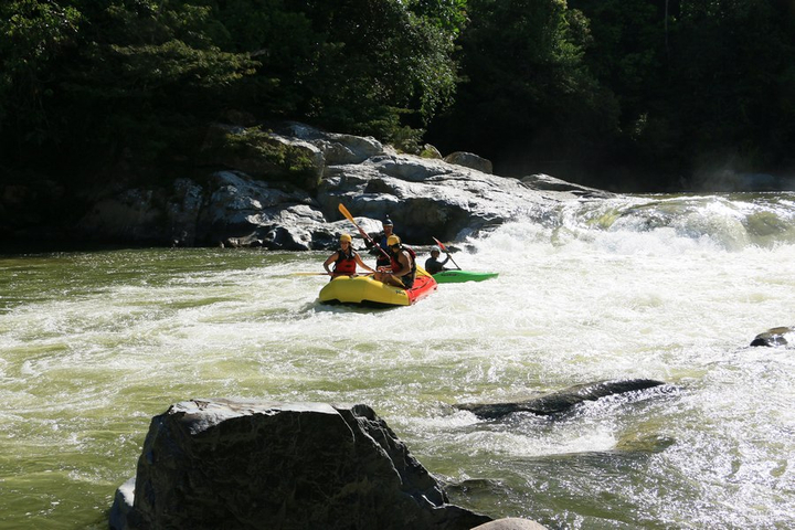 Rafting und Kayaking im Cocora-Tal