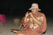Wayuu Mann mit Flöte