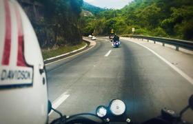 unterwegs mit der Harley in Guatemala