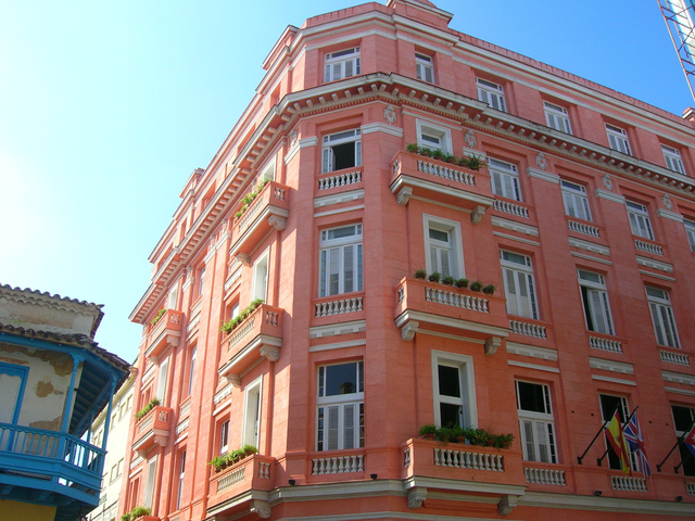 Koloniale Fasade in Havanna