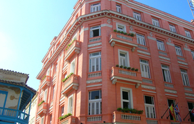 Koloniale Fasade in Havanna