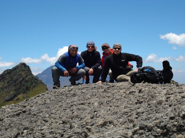 Auf dem Gipfel des Pasochoa