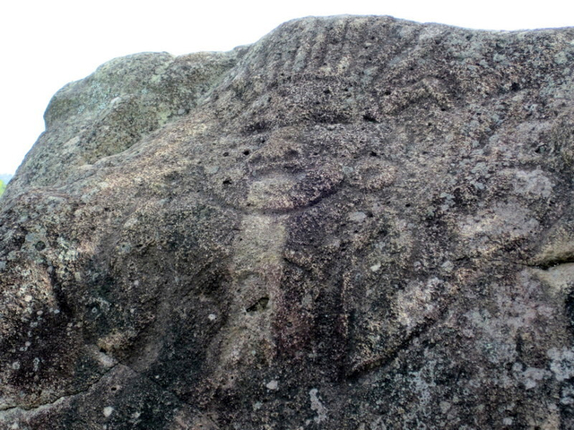 Petroglyphen Felsen