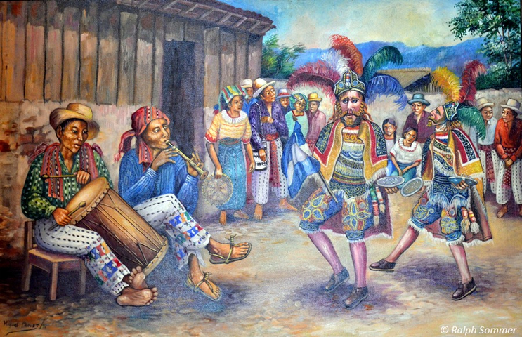 Maya Tanz im Musikmuseum K'Ojom