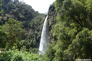 Cascada Condor Machay -  Nido del Cóndor
