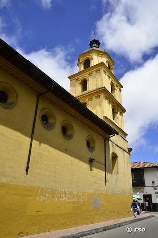 Kirchturm La Candelaria Bogotá