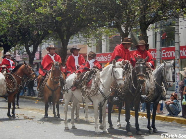Pferdeparade in Sangolqui