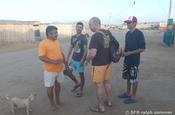 Gespräch mit Fischern in Cabo de la Vela