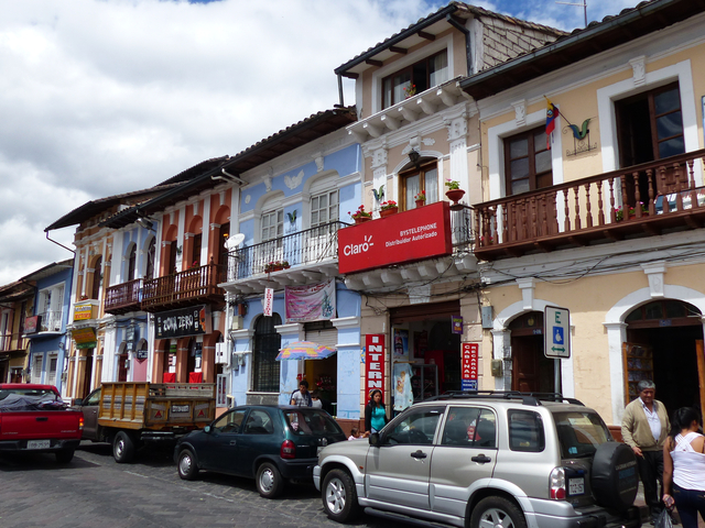 Kolonialhäuser in Sangolquí