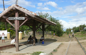 Bahnhof auf dem Land