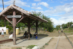 Bahnhof auf dem Land