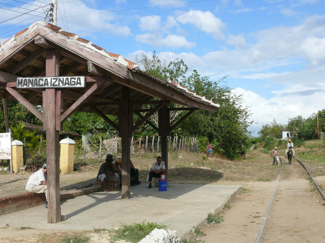 Bahnhof auf dem Land