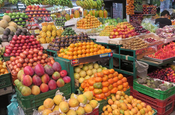 Früchtemarkt in Bogotá