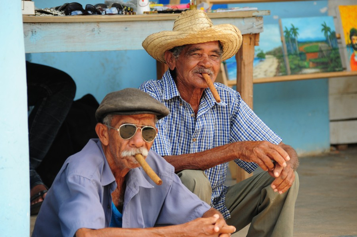 kubanische Zigarrenraucher