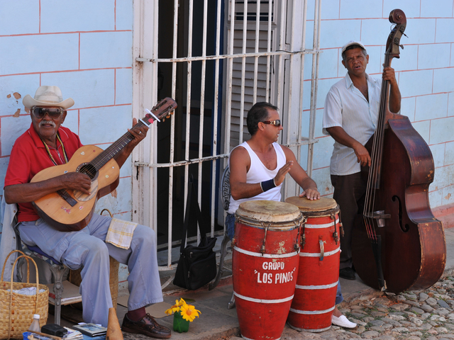 Musikanten in Trinidad