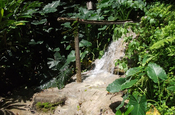Wasserfall im Botanischen Garten Cartagena
